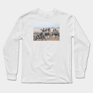 Safari Zebras Long Sleeve T-Shirt